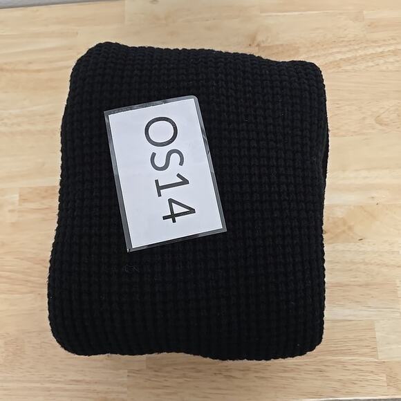 NWT‎ Madewell Black Combo Knit Cardigan Jacket Merino with Scarf Size XXS NT607 - Picture 11 of 11